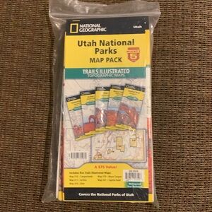 National Geographic Utah National Parks Map Pack.
